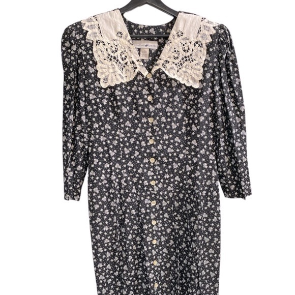 Jonathan Martin vintage floral dress size 13/14 - Picture 1 of 6